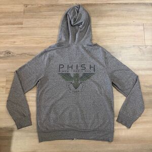 Phish New Years Run 2015/2016 New York City Tour Gray Full Zip Hoodie Size XL